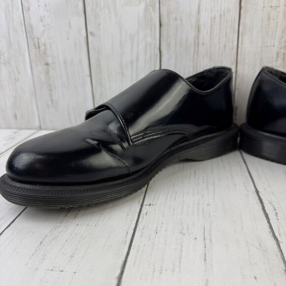 Dr. Martens Polished Smooth Black Pandora Double Monk Strap Shoe Size US 6 EU 37 - Picture 6 of 16
